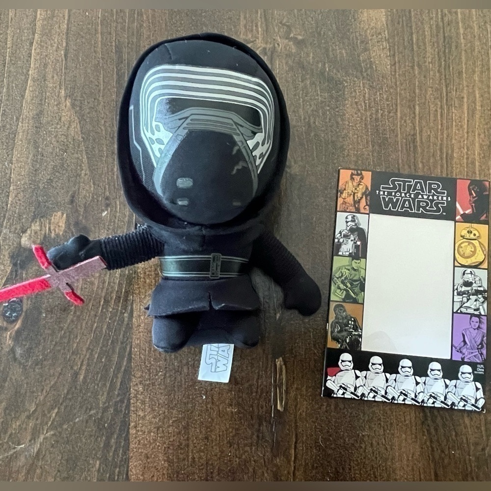 Star Wars Kylo Ren Plush Toy & The Force Awakens Photo Frame Set‎ Black Kids